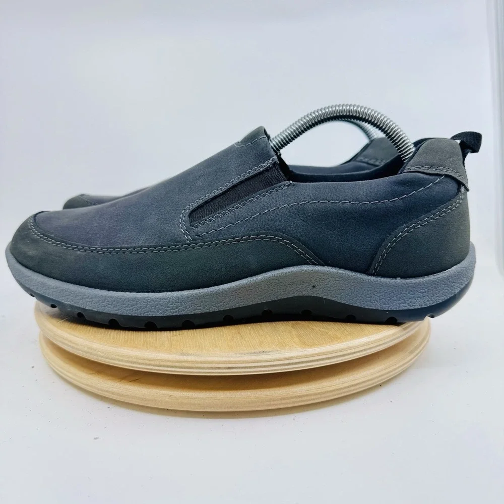 Eastland Spencer Men's 9 Black Leather Loafer Slip On Shoes New